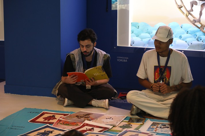 Oficina -Histórias da África de A a Z- é uma das atividades que ocorrem no Espaço do Conhecimento UFMGFoto Divulgação Espaço do Conhecimento UFMG